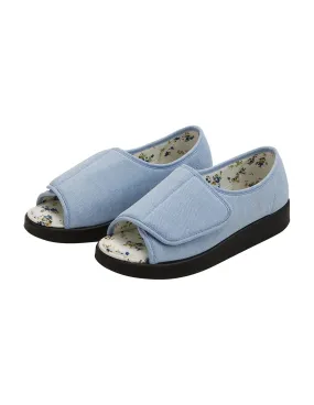Womens Extra Wide Open Toed Shoes for Indoor & Outdoor