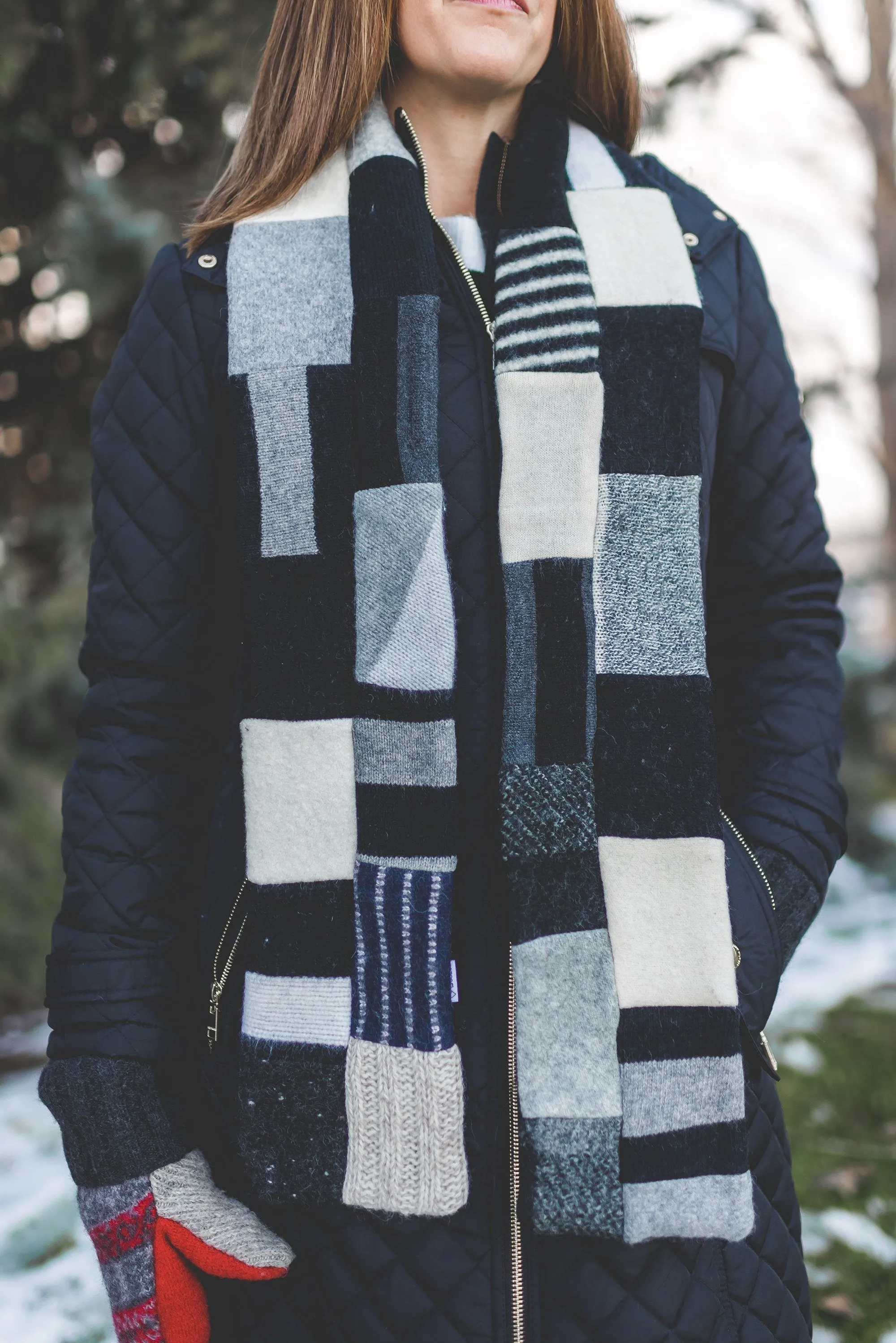 Wool Sweater Scarf | Wrapped in Sweaters