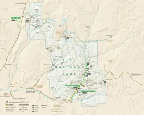 Zion National Park Map