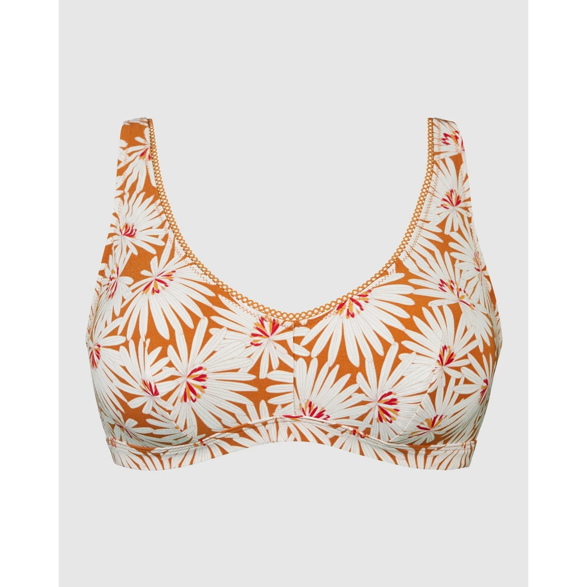Zoé Scoop Neck Supportive Wirefree Bralette